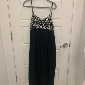 Viral Target Black & Cream Summer Dress